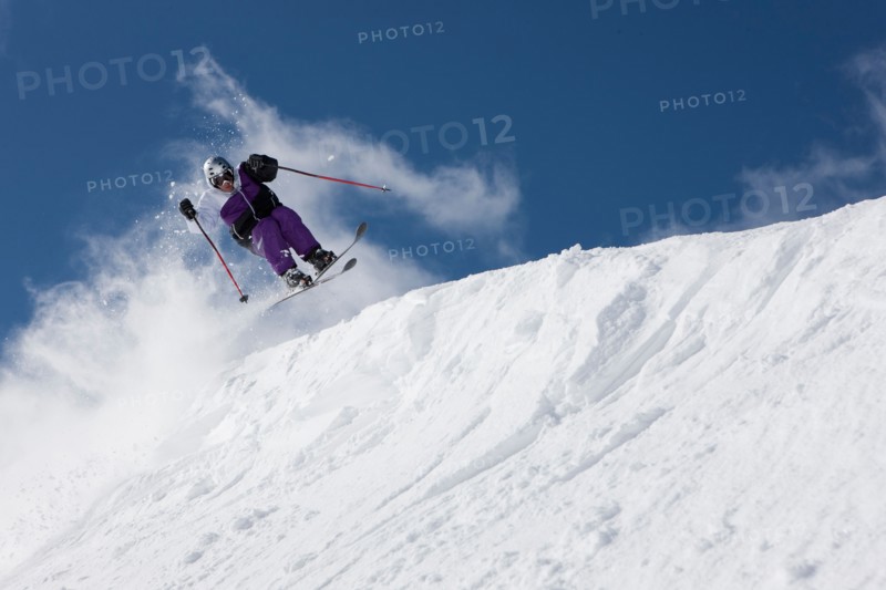 USA, Colorado, Telluride, Downhill skiing. Photo : db2stock