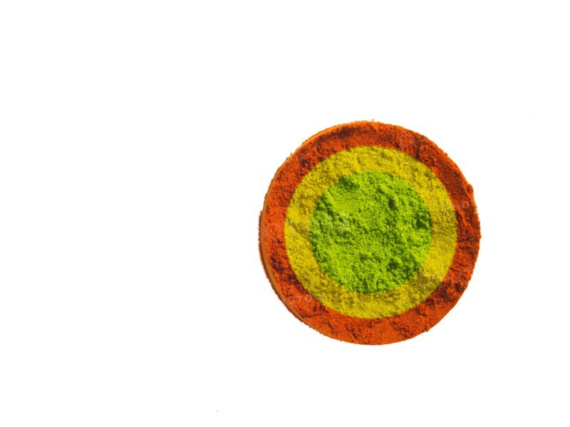 Studio shot of Chili Powder on white background. Photo: David Arky