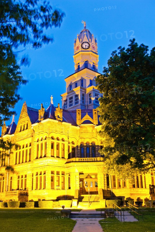 USA, Illinois, Paris, Historic courthouse. Photo : Henryk Sadura
