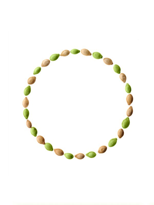 Studio shot of Pumpkin Seeds on white background. Photo: David Arky
