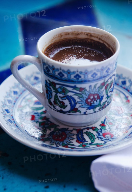 Turkey, Istanbul, Cup of Turkish coffee.