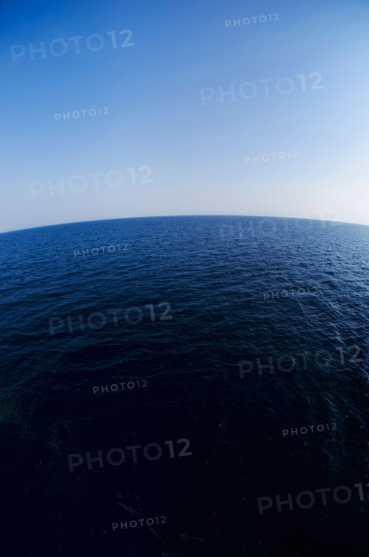 Greece, Aegean Sea horizon.