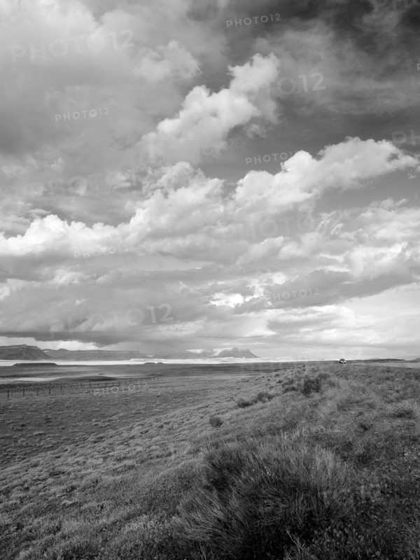 USA, Utah, Clouds over landscape. Photo: John Kelly