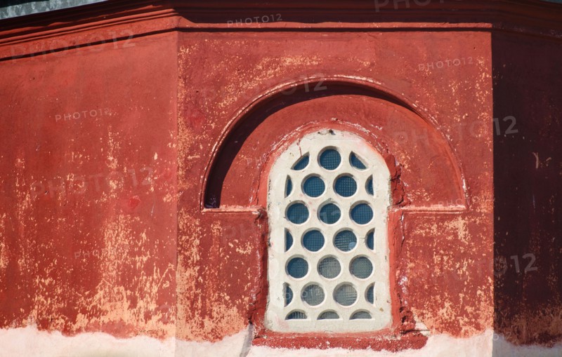 Turkey, Istanbul, Haghia Sophia window detail.