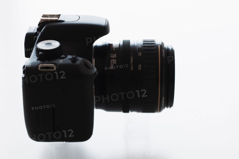 Digital SLR camera buttons.