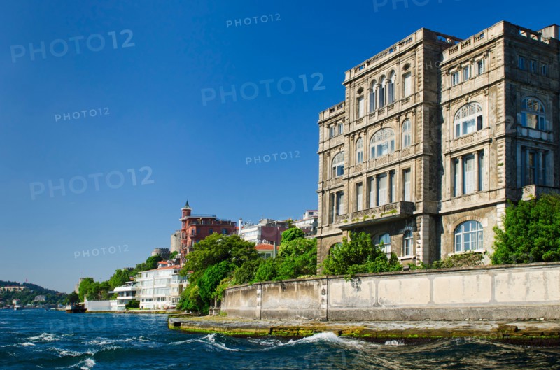 Turkey, Istanbul, Yali on the Bosphorus .
