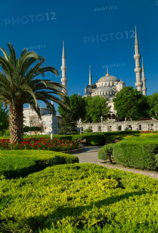 Turkey, Istanbul, Sultanahmet Mosque.