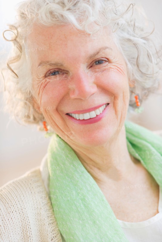 Portrait of senior woman. Photo : Daniel Grill