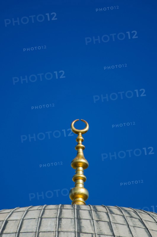 Turkey, Istanbul, Dome roof of Haghia Sophia Mosque.