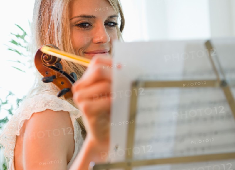 Woman composing music. Photo: Jamie Grill