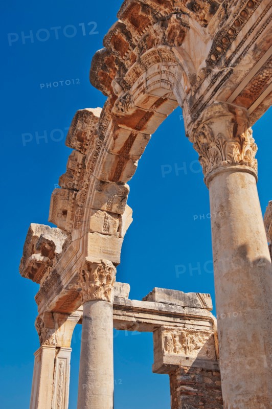 Turkey, Ephesus, Temple of Hadrian.