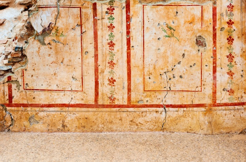 Turkey, Ephesus, Private house mural.