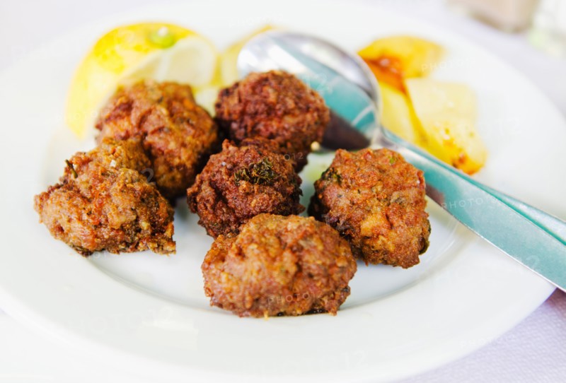 Greece, Athens, Greek lamb meatballs.
