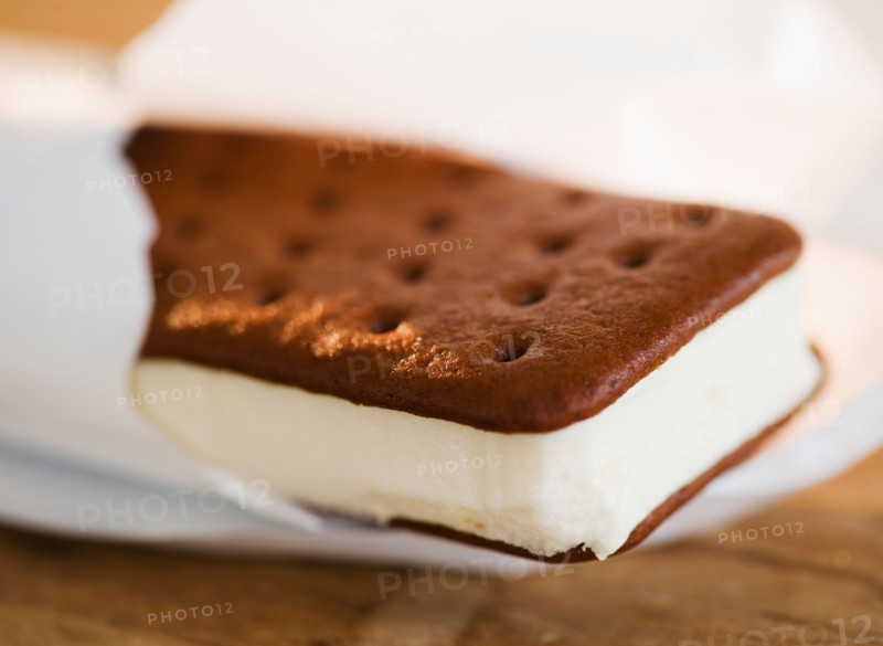 Close up of ice cream sandwich. Photo: Jamie Grill