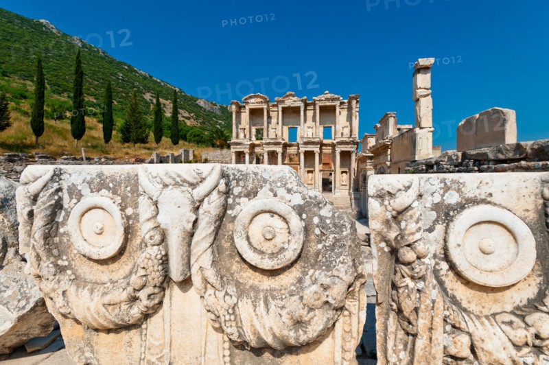 Turkey, Ephesus, Library of Celsus.