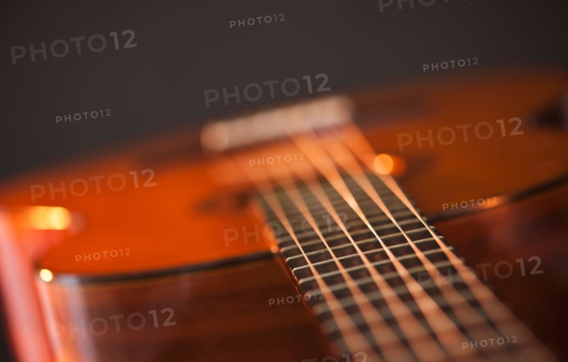 Close up of acoustic guitar. Photo: Daniel Grill