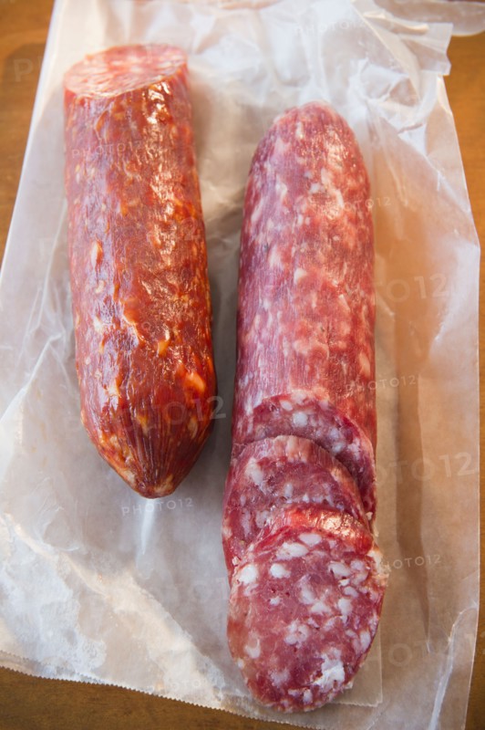 Close up of salami. Photo: Jamie Grill