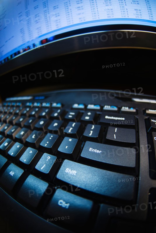 Studio shot of computer keyboard.