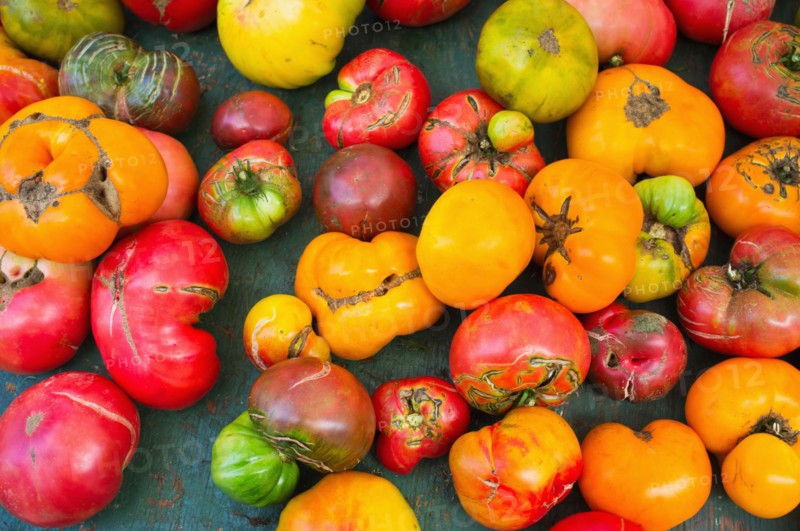Heirloom tomatoes.