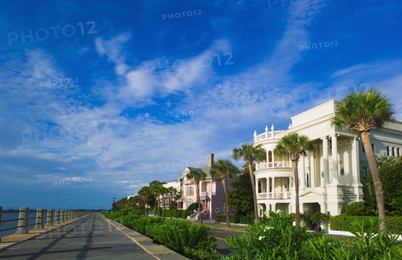 USA, South Carolina, Charleston, Battery Park.