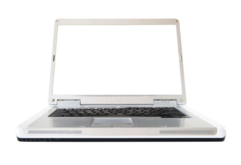 Studio shot of laptop.
