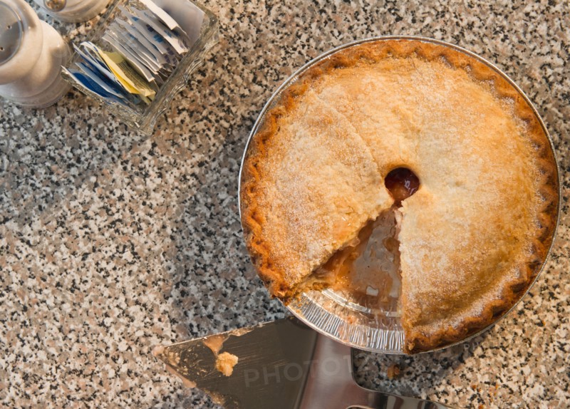 Close up of apple pie. Photo : Jamie Grill