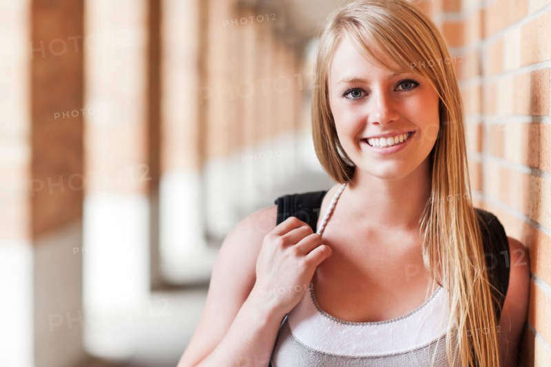 Portrait of female college student. Photo : Take A Pix Media