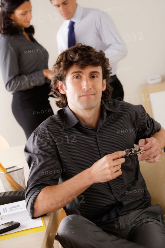 Portrait of business people in office. Photo : Rob Lewine