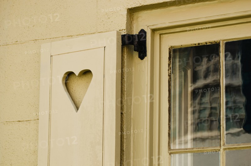 USA, South Carolina, Charleston, Close up of window shutter in old town.