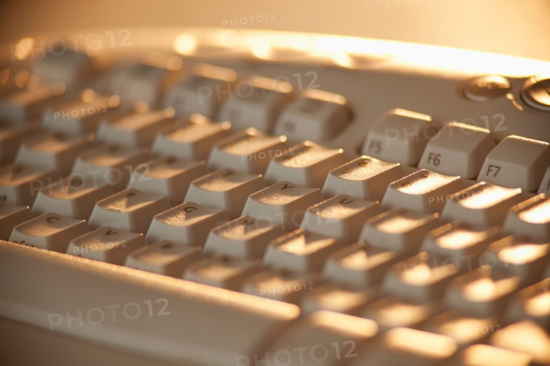 Studio shot of computer keyboard.