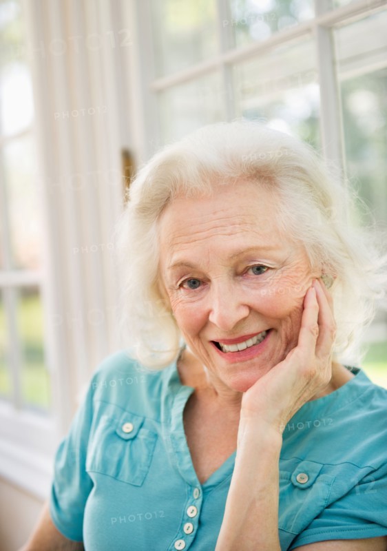 Portrait of senior woman.