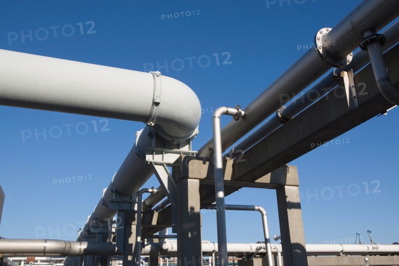 Pipes of water treatment plant. Photo: fotog