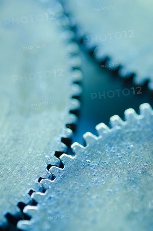 Studio shot of cog wheels. Photo: Antonio M. Rosario