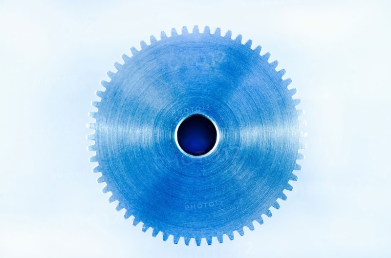 Studio shot of cog wheel. Photo: Antonio M. Rosario