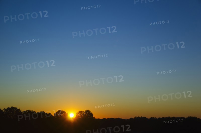 Sunset sky.