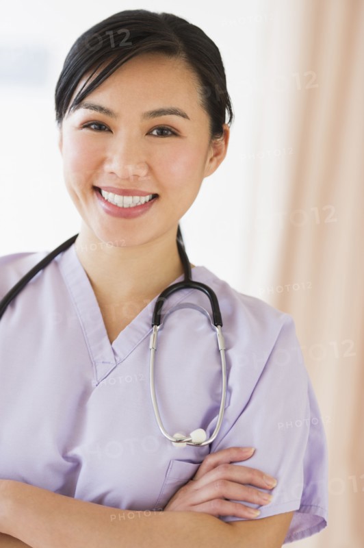 Portrait of female doctor.