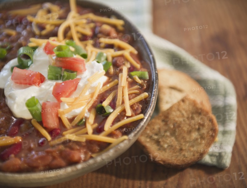 Close up of stew with chili. Photo : Jamie Grill
