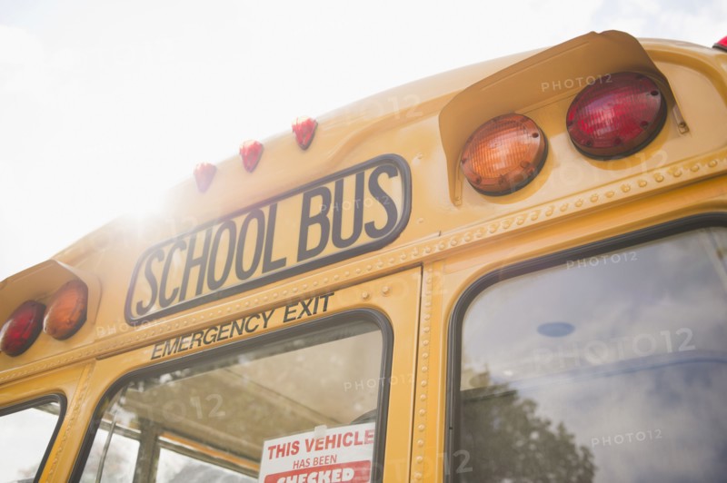 Close up of school bus. Photo: Jamie Grill