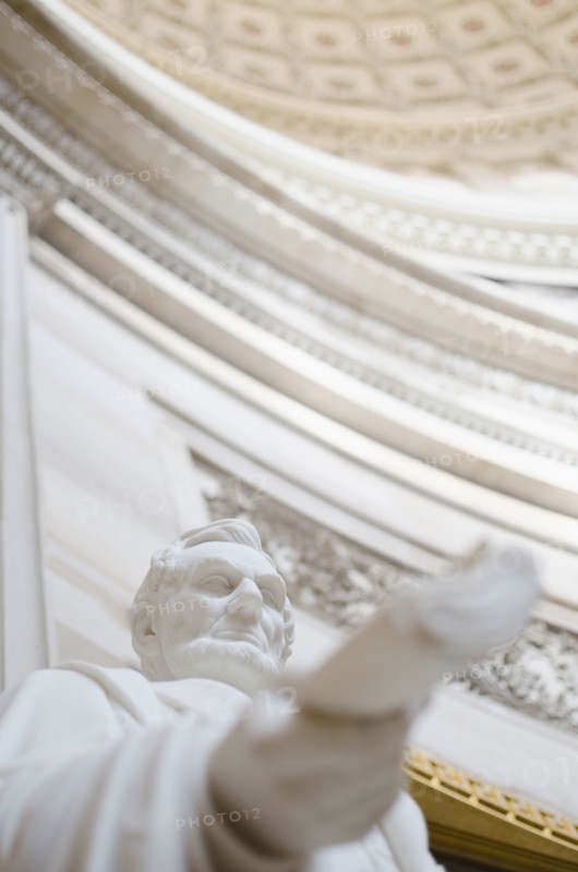 USA, Washington DC, Capitol Building, Close up of statue . Photo : Jamie Grill