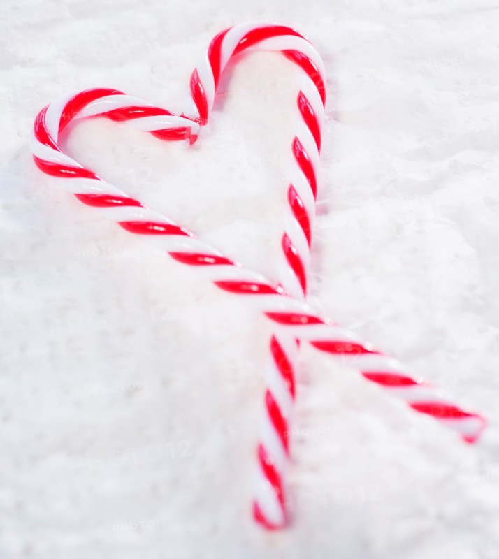 Christmas candy canes. Photo: Daniel Grill
