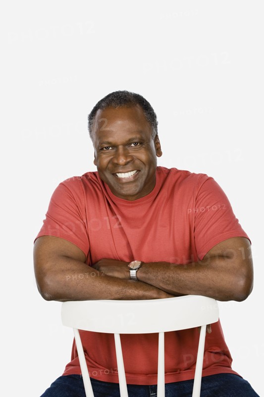 Studio portrait of mature man. Photo : Rob Lewine