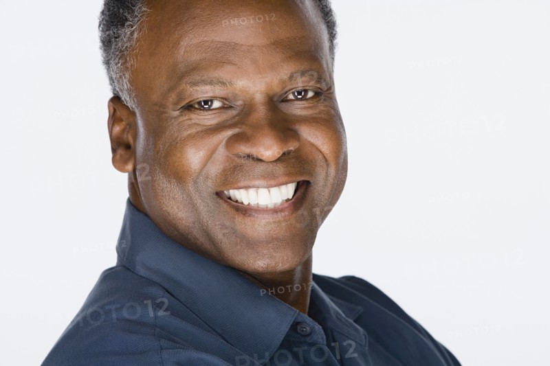 Studio portrait of mature man. Photo : Rob Lewine