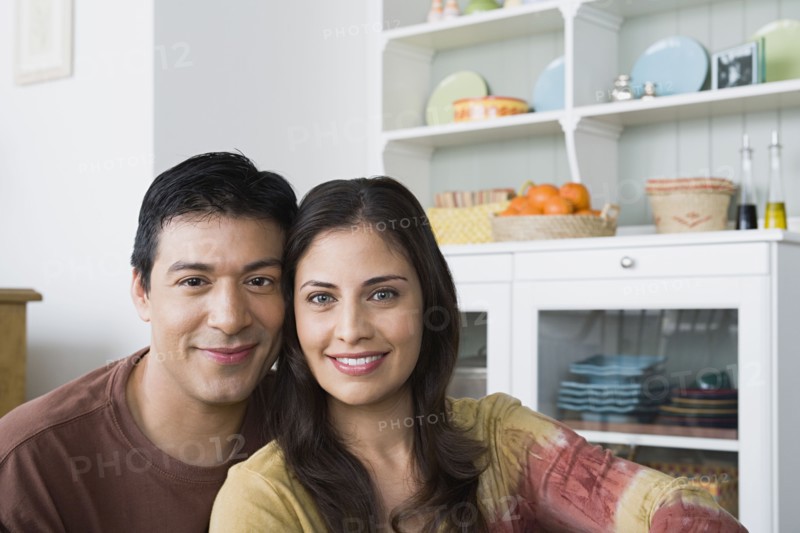 Portrait of happy couple. Photo: Rob Lewine