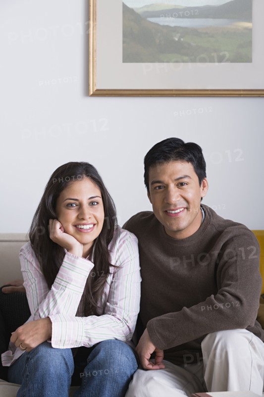 Portrait of happy couple. Photo: Rob Lewine