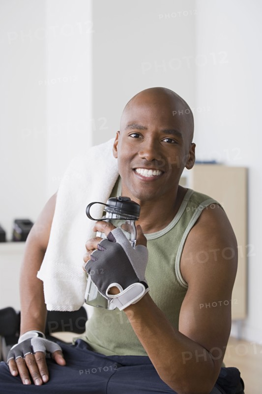 Portrait of male athlete. Photo : Rob Lewine