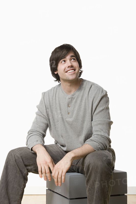 Studio portrait of young man. Photo : Rob Lewine