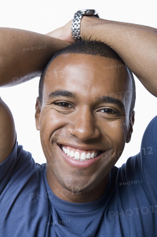 Studio portrait of young man. Photo : Rob Lewine