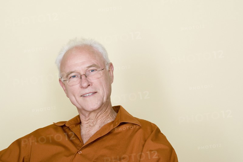 Portrait of happy senior man. Photo : Rob Lewine