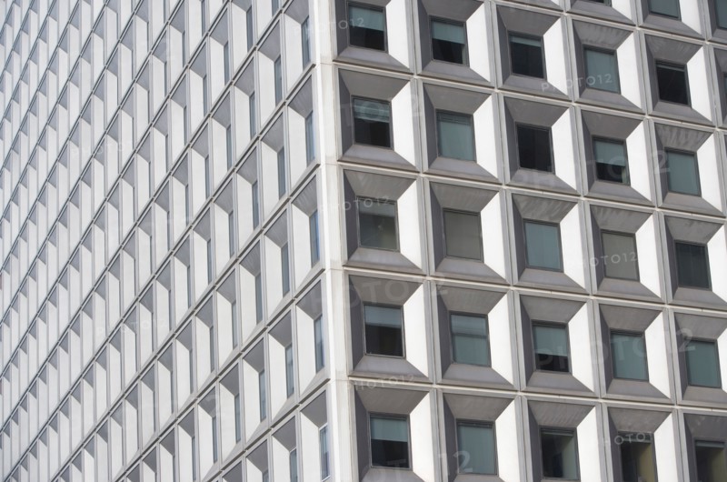 USA, New York state, New York city, close-up of office building. Photo : fotog