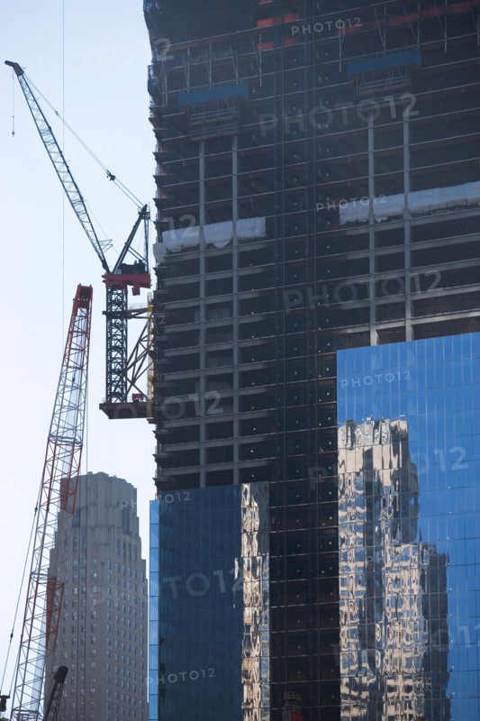 Usa, New York State, New York City, view of skyscraper construction. Photo : fotog